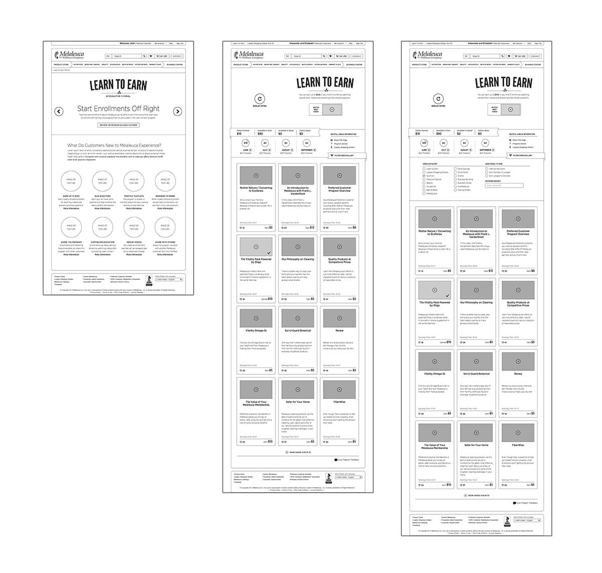 wireframes