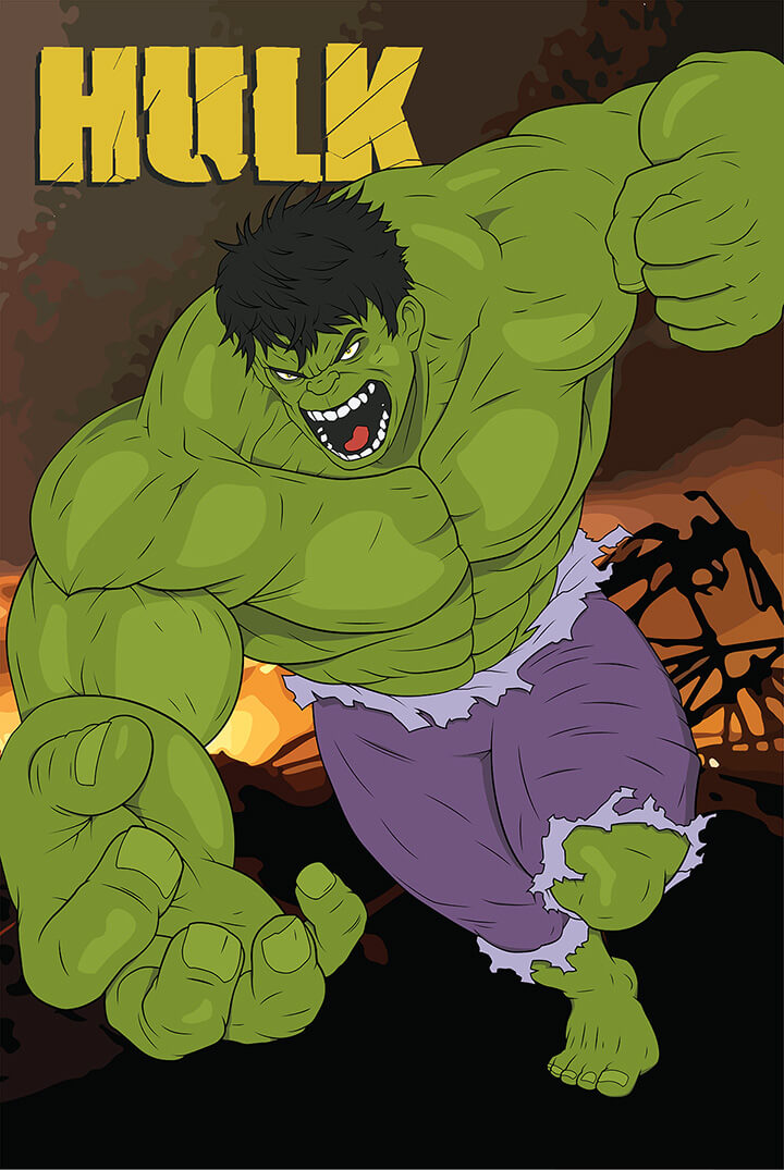 hulk poster