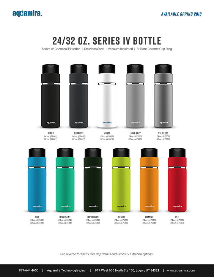 series IV bottle flyer design