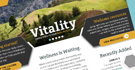 Vitality microsite thumbnail